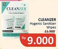 Cleanzer Hygenic Sanitizer Wipes