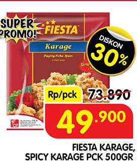 Fiesta Ayam Siap Masak Karage, Spicy Karage 500 gr
