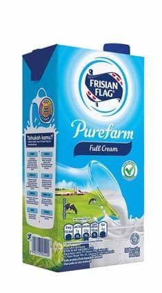 Promo Harga Frisian Flag Susu UHT Purefarm Full Cream 946 ml - Alfamart