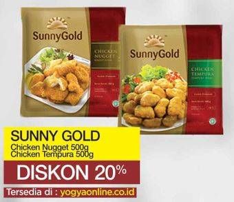 Promo Harga SUNNY GOLD Chicken Nugget/ Tempura 500 gr - Yogya