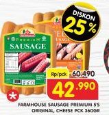 Farmhouse Premium Beef Cheese Sausage