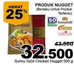 Promo Harga SUNNY GOLD Chicken Nugget 500 gr - Giant
