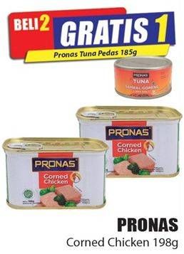 Promo Harga PRONAS Corned Chicken 198 gr - Hari Hari