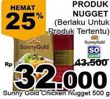 Promo Harga SUNNY GOLD Chicken Nugget 500 gr - Giant