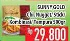 Promo Harga Sunny Gold Chicken Nugget/ Stick/ Kombinasi/ Tempura  - Hypermart