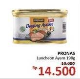 Promo Harga PRONAS Daging Ayam Luncheon 198 gr - Alfamidi