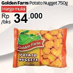 Promo Harga GOLDEN FARM Potato Nugget 750 gr - Carrefour
