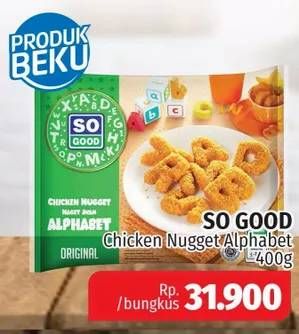 Promo Harga SO GOOD Chicken Nugget 400 gr - Lotte Grosir