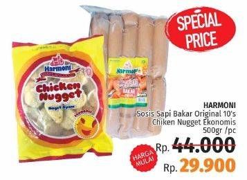Promo Harga Harmoni Sosis Bakar/ Chicken Nugget  - LotteMart