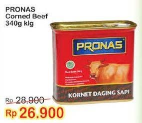 Promo Harga PRONAS Corned Beef 340 gr - Indomaret