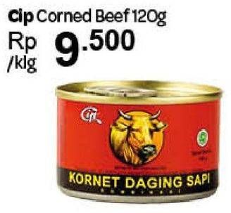 Promo Harga CIP Corned Beef 120 gr - Carrefour