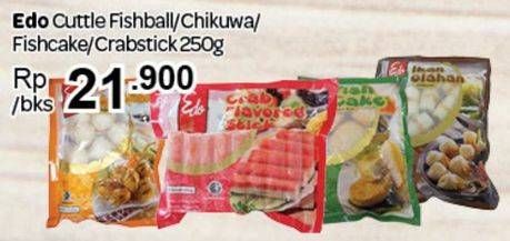 Promo Harga EDO Cuttle Fish Ball/Chikuwa/Fishcake/Crabstick  - Carrefour