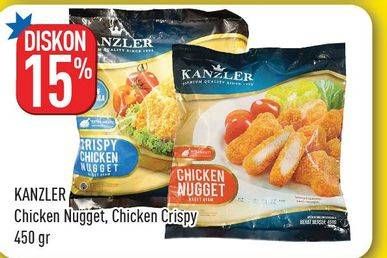 Promo Harga KANZLER Chicken Nugget/Cripsy Nugget 450 gr - Hypermart