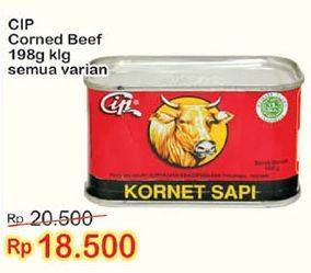 Promo Harga CIP Corned Beef All Variants 198 gr - Indomaret