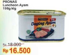 Promo Harga PRONAS Daging Ayam Luncheon 198 gr - Indomaret