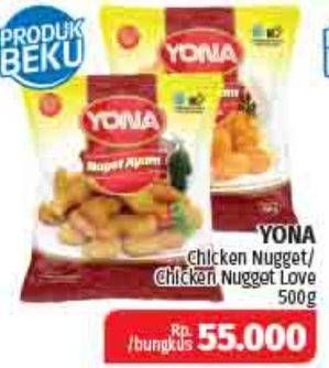 Promo Harga YONA Chicken Nugget 500 gr - Lotte Grosir