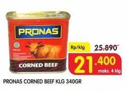 Promo Harga PRONAS Corned Beef All Variants 340 gr - Superindo