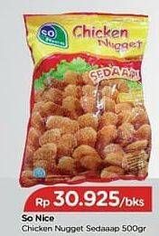 Promo Harga SO NICE Sedaap Chicken Nugget 500 gr - TIP TOP