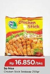 Promo Harga SO NICE Sedaap Chicken Stick 250 gr - TIP TOP